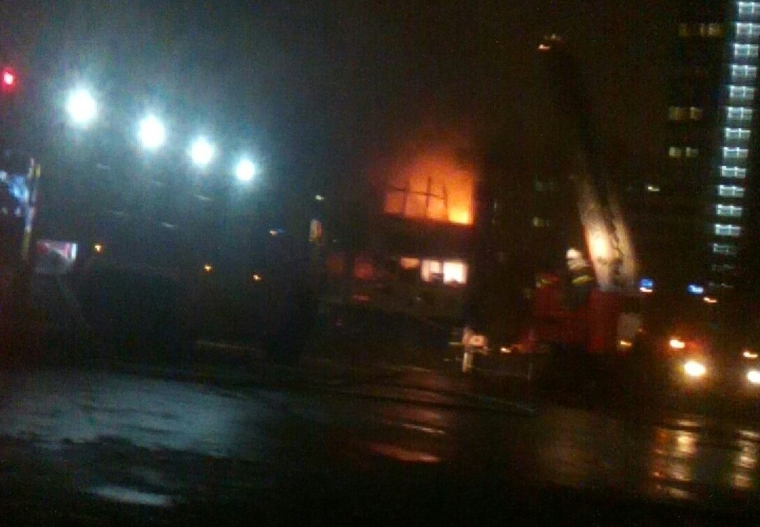 На Центральном рынке в Перми сгорел павильон 