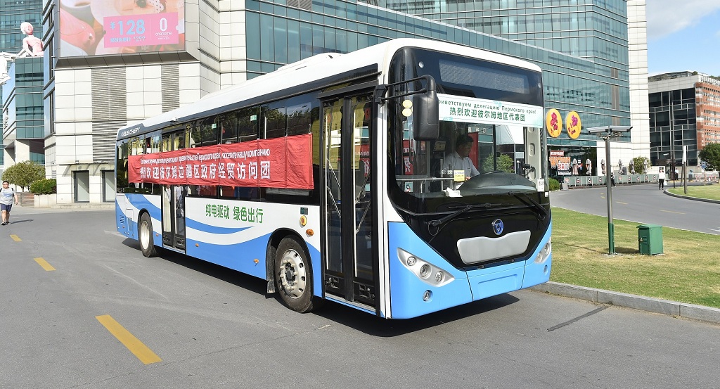 Два китайских электробуса протестируют на пермских дорогах 