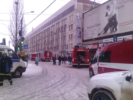 По факту пожара в бизнес-центре в Перми возбуждено уголовное дело