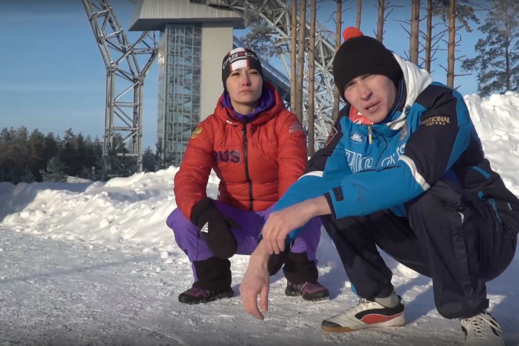 «Летающие лыжники» записали видео-приглашение на Чемпионат России в стиле рэп 