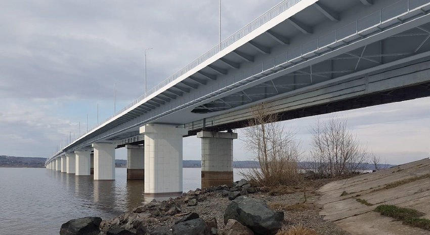 В Пермском крае готовность нового моста через Чусовую составляет 13%