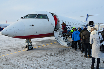 В пермском аэропорту из-за ледяного дождя были задержаны 5 рейсов