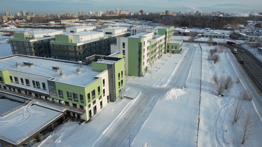 В Перми завершили строительство инфекционной больницы на улице Леонова, 84