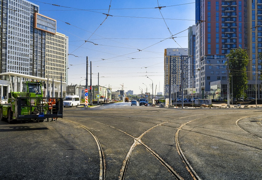 В Перми с 1 апреля изменится место трамвайной остановки «Дворец спорта «Орлёнок»