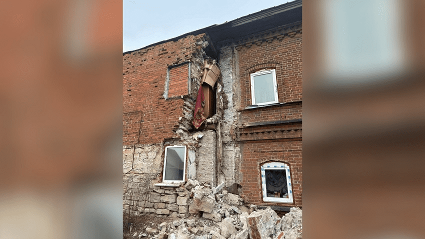 В Пермском крае обрушился жилой дом 19 века