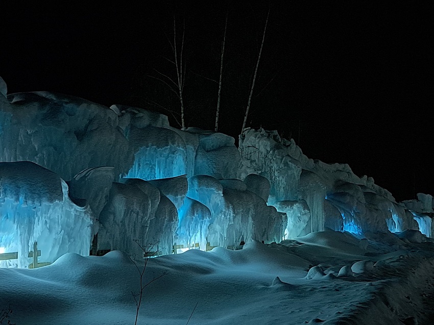 В конце января в Пермском крае откроется парк ледопадов