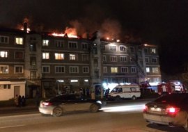70 человек было эвакуировано в Березниках во время пожара жилого дома
